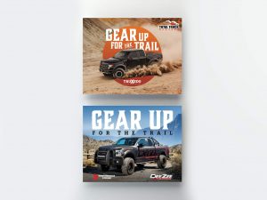 “Gear up for the Trail” Posters for Truxedo and DeeZee