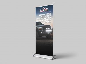 Stand-up Banner for Total Truck Centers